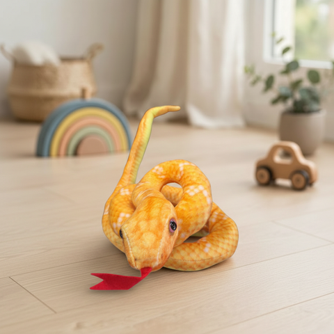 Peluche Serpiente Amarilla El Mundo de Sofia 100 cm