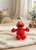 Peluche Elmo #1 El Mundo de Sofia Personaje 42CM Rojo