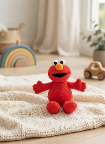 Peluche Elmo #1 El Mundo de Sofia Personaje 42CM Rojo