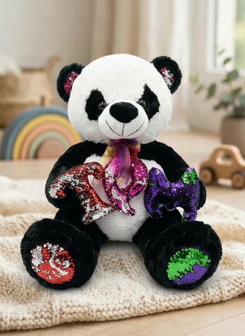 Peluche Panda TQM SUP 130 cm Blanco El Mundo de Sofía Oso