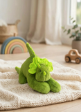 Peluche Triceratops El Mundo De Sofia 60cm Verde acostado