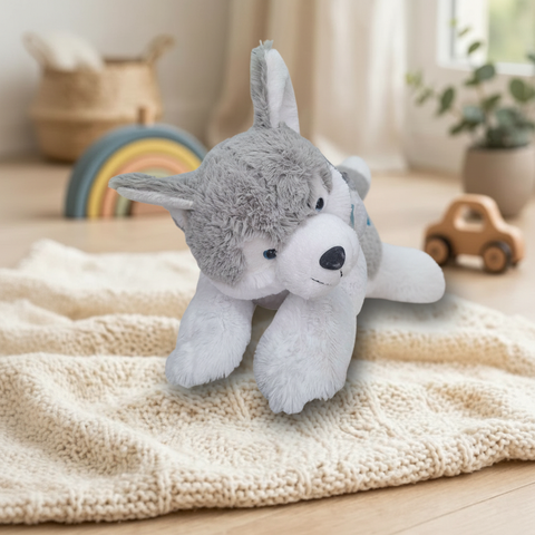 Peluche Lobo Rolling Mediano El Mundo de Sofia gris 60 cm