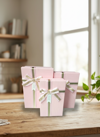 Caja de regalo El Mundo De Sofia Serie 3 PZ 23cm rosa