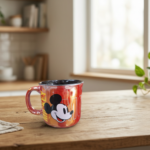 Taza Mickey Mouse SIGLO XXI Porcelana 430 ml Roja