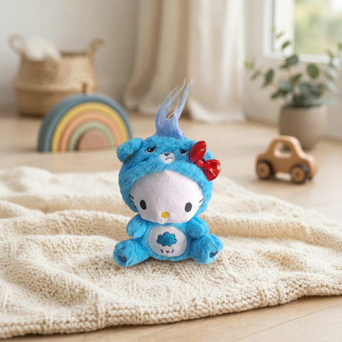 Peluche Kitty Mameluco Personaje Azul 20 cm #1