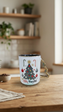 Taza El Mundo De Sofia Arbol De Navidad Porcelana Aza Dorada