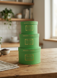 Caja De Regalo El Mundo De Sofia Verde 5 Piezas redondo