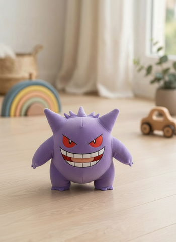 Peluche Gengar #1 El Mundo De Sofia personaje 30 CM morado