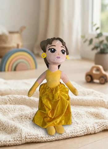 Princesa Peluche Bella  El Mundo de Sofia 44cm Vestido Amarilla