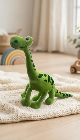 Peluche Dinosaurio Arlo #1 El Mundo De Sofia 35 cm Verde