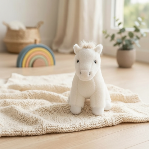 EL Mundo De Sofia Caballo Peluche Blanco 43 cm