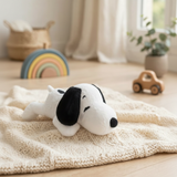 Peluche Snoopy Echado #1 El Mundo de Sofia blanco 60 cm