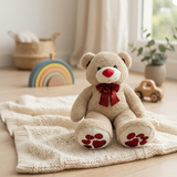 Peluche oso Ticket Super El Mundo de Sofia 120cm cafe