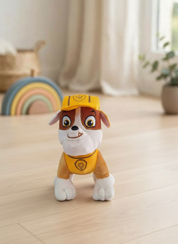 Peluche Rubble #1 Paw Patrol Amarillo 26cm