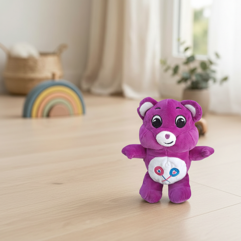 Peluche Osito Cariñoso Morado #0  25 cm El Mundo De Sofia