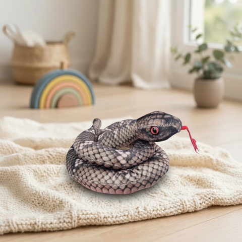 Peluche serpiente El Mundo De Sofia 100 cm gris