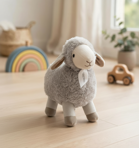 Peluche El Mundo De Sofia Borrego Gris Parado