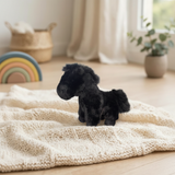 Peluche Caballo El Mundo De Sofia Negro Peludo