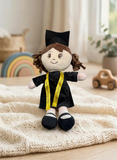 Niña Graduación Negro 50 cm  El Mundo De Sofia