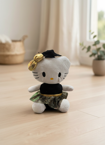 Peluche Hello Kitty Graduada #1 con Vestido y Birrete