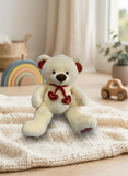 Peluche Oso Tedy Super El Mundo de Sofia Beige Rojo 120cm