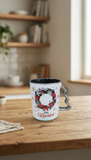 Taza El Mundo De Sofia Porcelana Corona De Navidad Aza Plate
