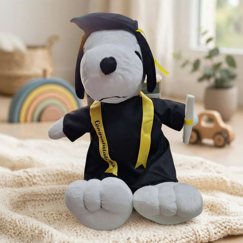 Peluche Snoopy Graduado #2 El Mundo De Sofia 50cm