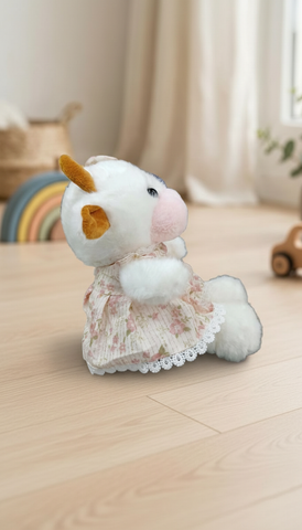 Peluche Vaca Vestido El Mundo De Sofía 20 cm Sentada