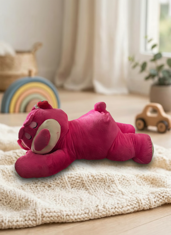 Peluche Lotso Echado #4 El Mundo de Sofia rosa 110 cm
