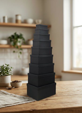 Caja de Regalo El Mundo De Sofia Negro 37.5 cm 10 pz