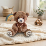 Oso  collar de Peluche El Mundo De Sofia Café 43 cm