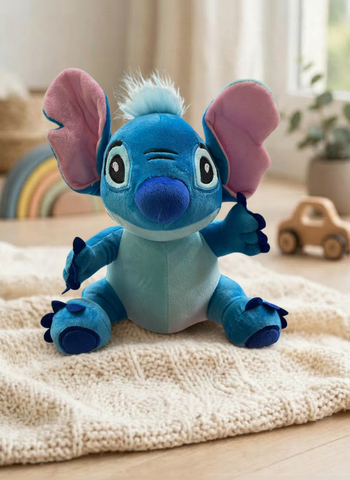 Peluche Stitch #1 El Mundo De Sofía azul 24cm
