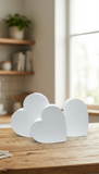 Caja de regalo El Mundo de Sofía 3 pz 33cm blanca corazón
