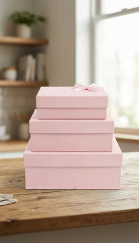 Caja de regalo El Mundo de Sofia 3 pz Rosa 33.5
