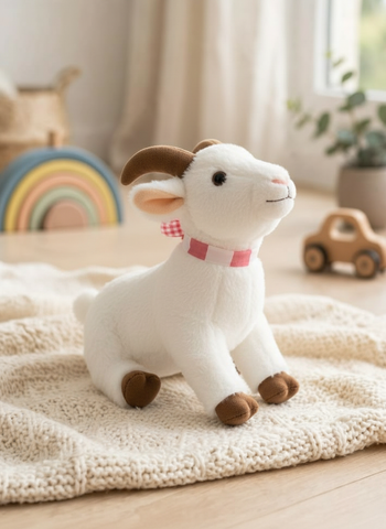 Peluche Cabra Blanca 35cm