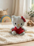 Peluche Hello Kitty Gigante El Mundo de Sofia rojo 63cm