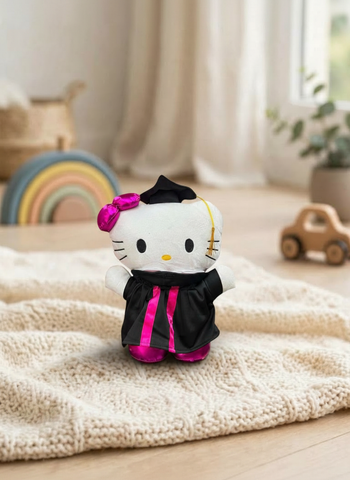 Hello Kitty Graduación Rosa 40 cm El Mundo De Sofia
