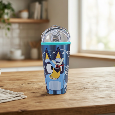 Termo Bluey  Siglo XXI Doble Pared Azul 500 ml