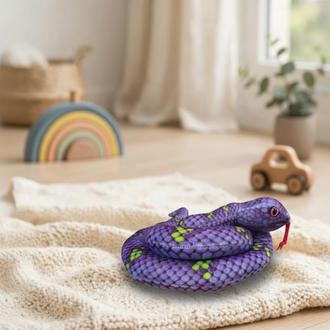 Peluche Serpiente Morada El Mundo de Sofia 100 cm
