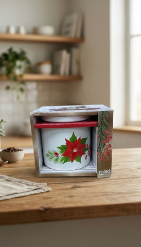 Taza Navideña Noche Buena El Mundo De Sofía