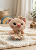 Peluche Puerco El Mundo De Sofia con vestido de flores 19cm