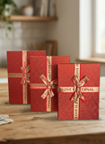 Caja de Regalo El Mundo de Sofia Serie 3 pz roja con brillo