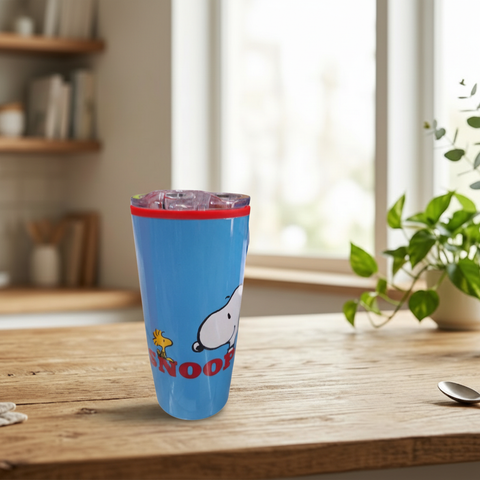 Termo Snoopy Doble Pared 500 ml Azul acero