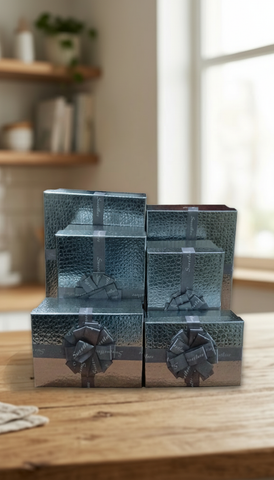Caja de Regalo El Mundo de Sofia Serie 6pz Plata rectangular
