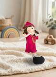 Peluche Sofía Niña Graduada rosa 40cm