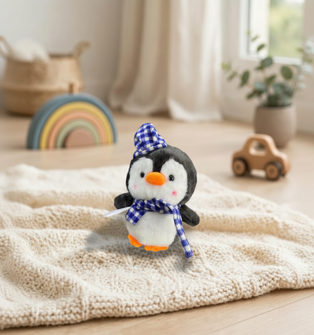 Peluche El Mundo De Sofia pingüino bufanda 30 cm