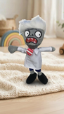 Peluche Zombie #0 El mundo de Sofía 24cm Blanco