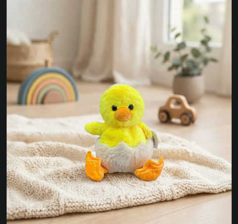 Peluche Pollito El Mundo De Sofia Amarillo 32cm