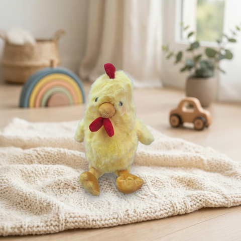 Peluche El Mundo De Sofia Pollo Amarillo 32 cm
