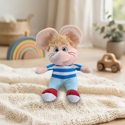 Peluche Topogigio El Mundo De Sofia 30cm Azul Sentado